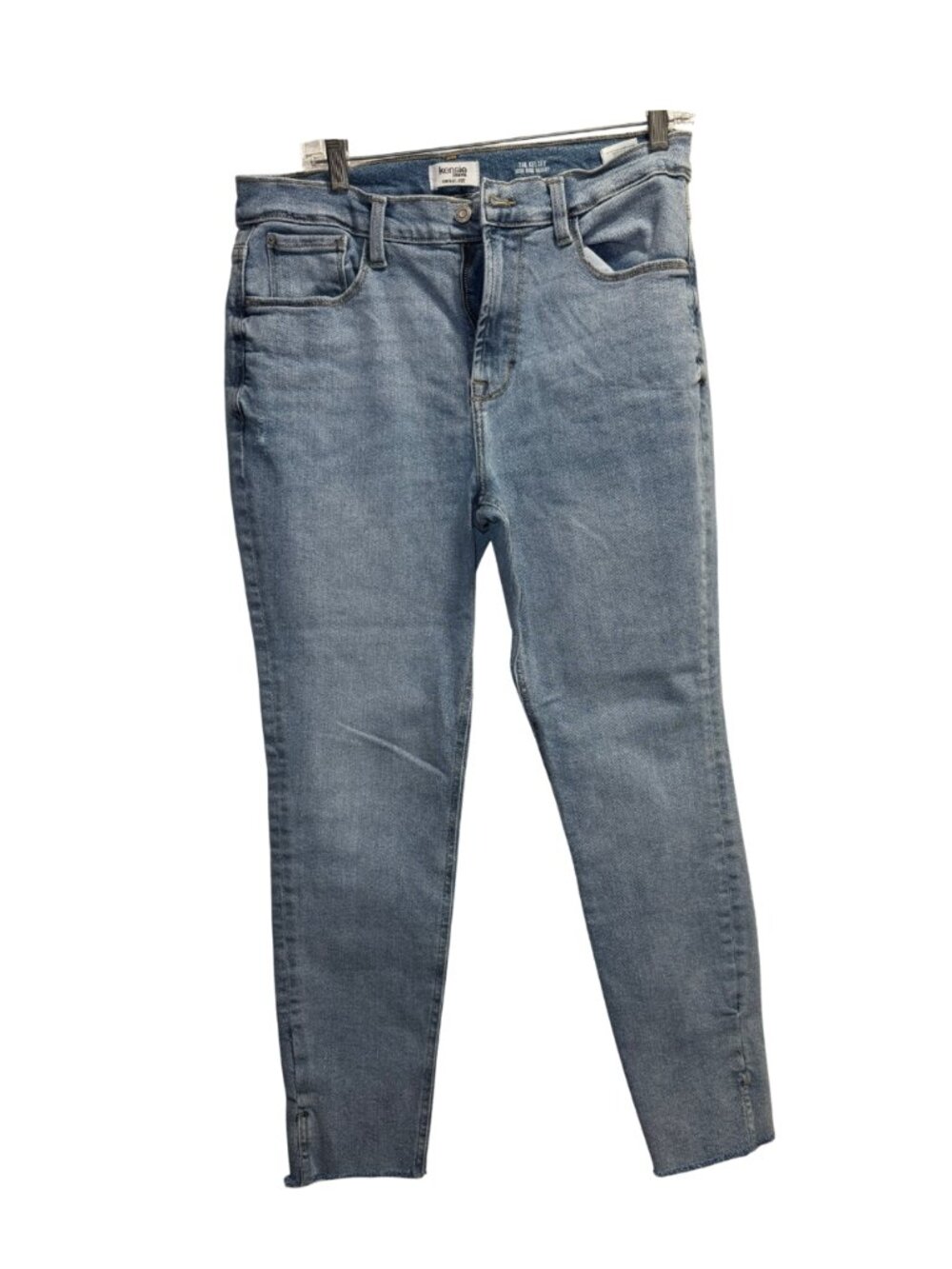 Kensie Jeans High Rise Distressed Skinny Ankle Jeans
